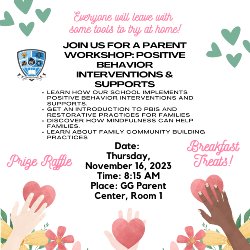 PBIS Parent Workshop - English